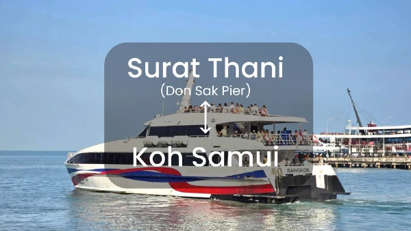 Buy Ticket For High Speed Ferry From Surat Thani To Koh Samui