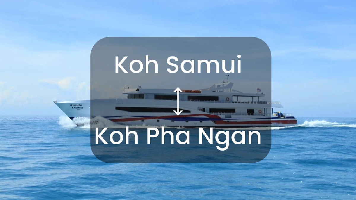 Koh Samui - Koh Phangan Passenger Ferry by Laemsor Lomprayah Ferry