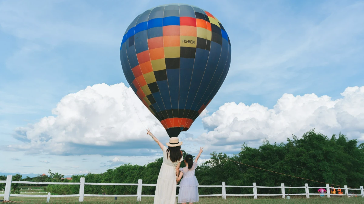 Tethered Hot Air Balloon Ride in Chiang Mai