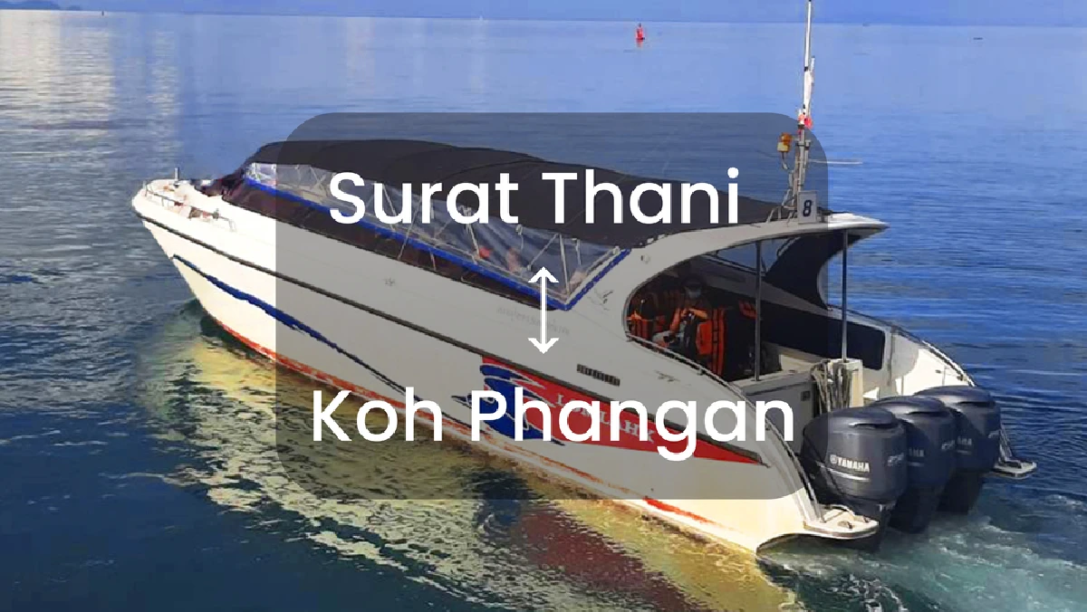 Speedboat & Van Ticket Surat Thani - Koh Phangan by Lomlahkkhirin