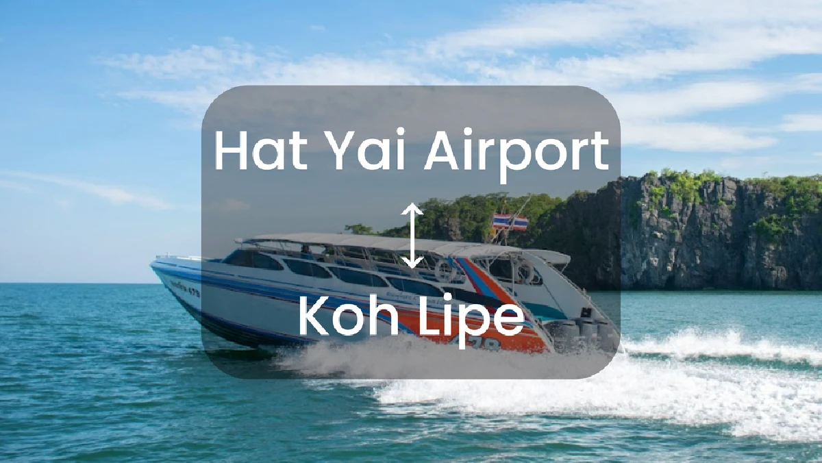 Van and Speedboat ticket between Hat Yai Airport and Koh Lipe