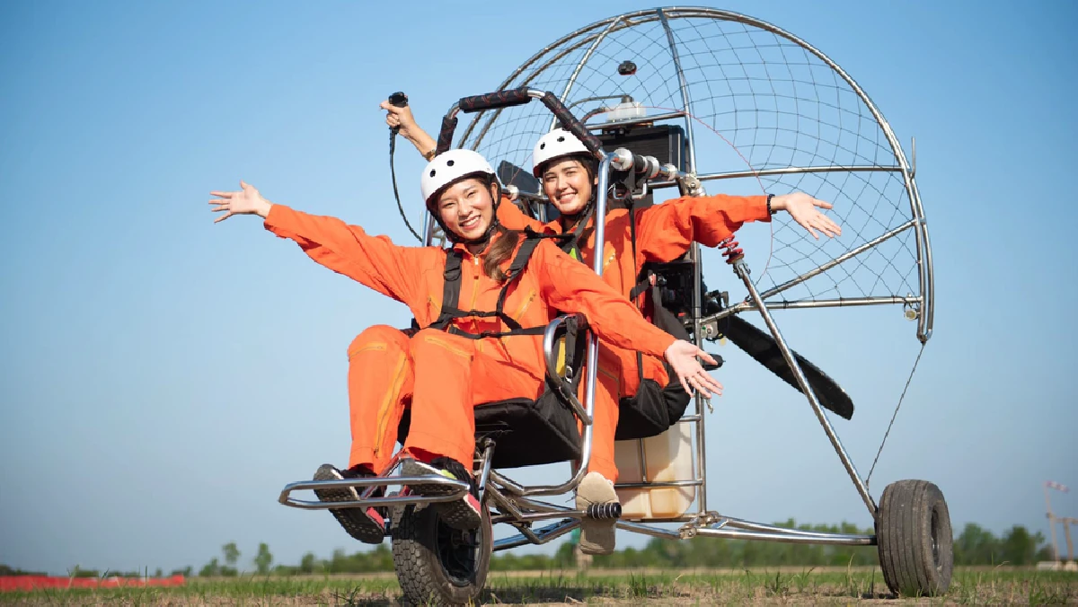 Paramotor Flying in Kanchanaburi 