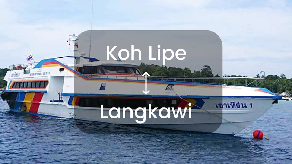 Ferry ticket between Koh Lipe and Langkawi