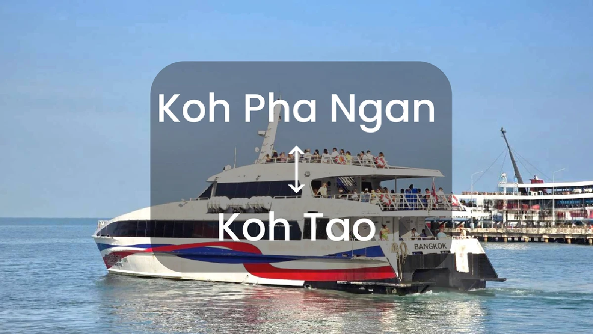 Ferry Ticket Koh Pha Ngan - Koh Tao by Lomprayah