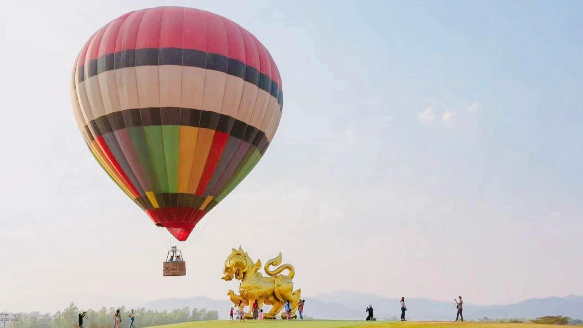 Singha Park Hot Air Balloon Ride Chiang Rai