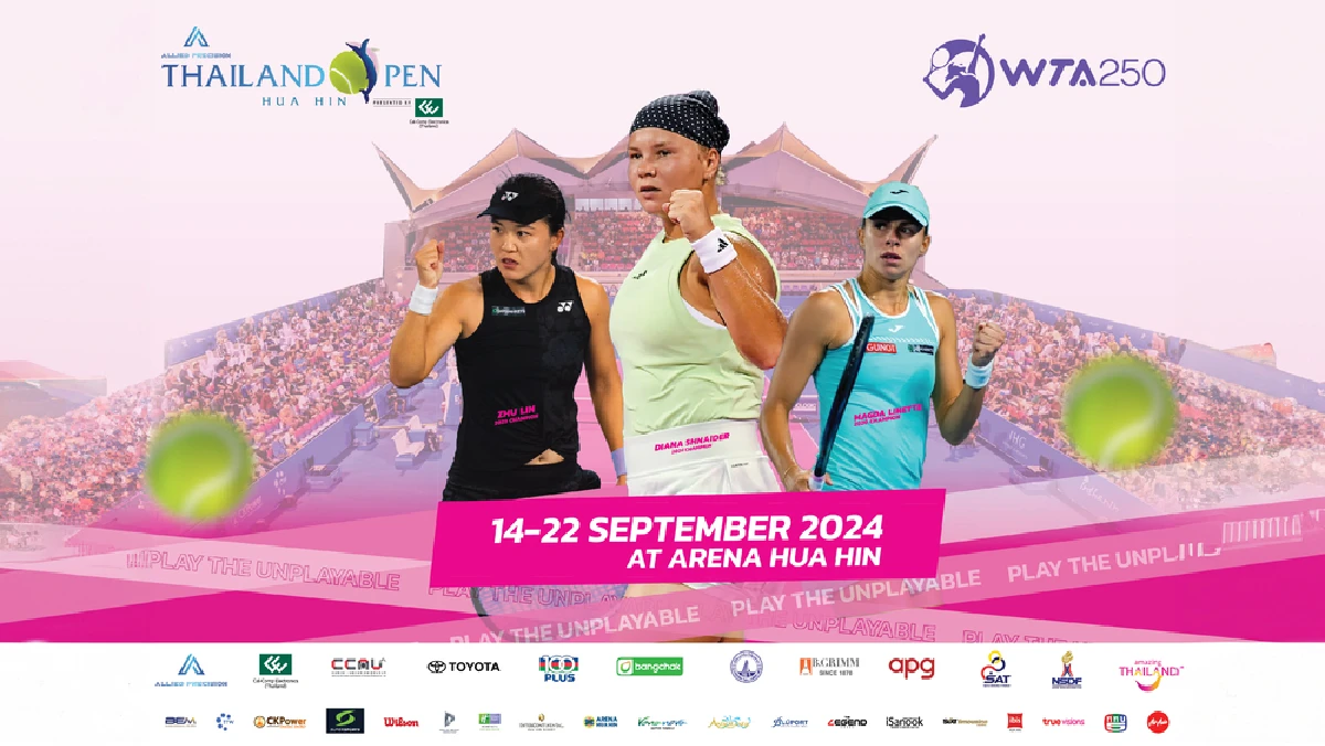 Open Hua Hin presented by Cal-Comp 2024 : Women's Tennis Tournament (WTA) Admission Tickets at the Arena Hua Hin | Thailand