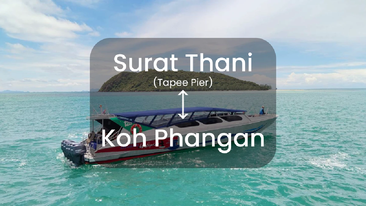 Speedboat Ticket Surat Thani (Tapee Pier) - Koh Phangan by Lomlahkkhirin