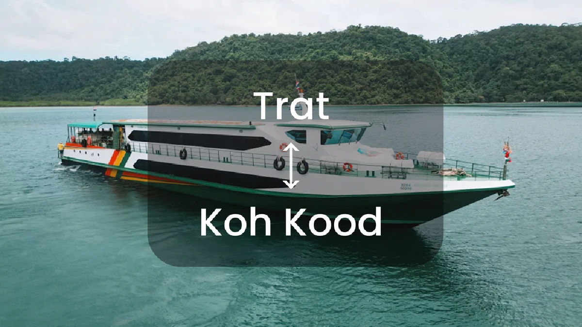 Ferry from Trat to Koh Kood 