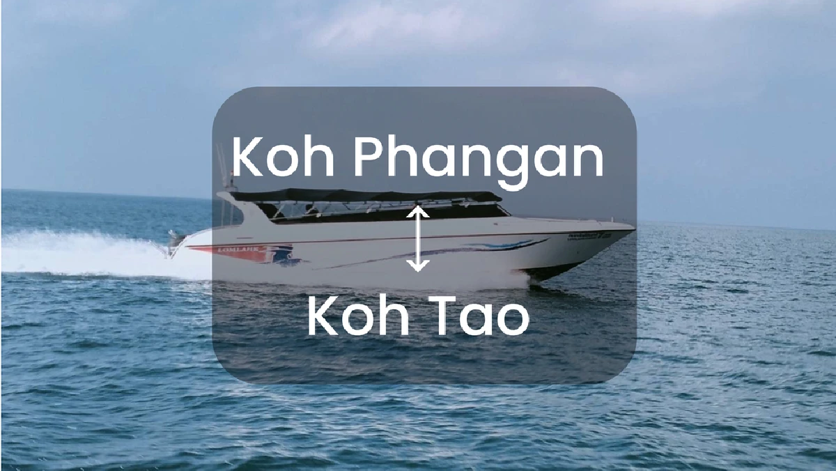 Speedboat Ticket Koh Phangan - Koh Tao by Lomlahkkhirin