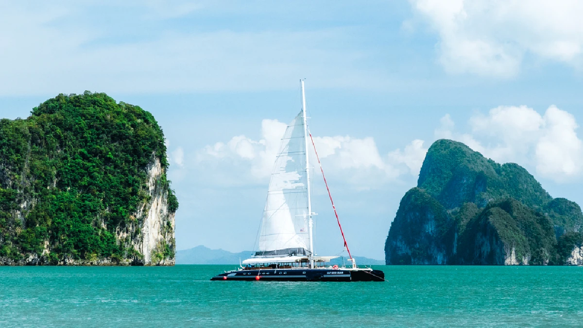 Racha and Coral Island Tour by OMBRE Luxury Sailing Catamaran Yacht Phuket