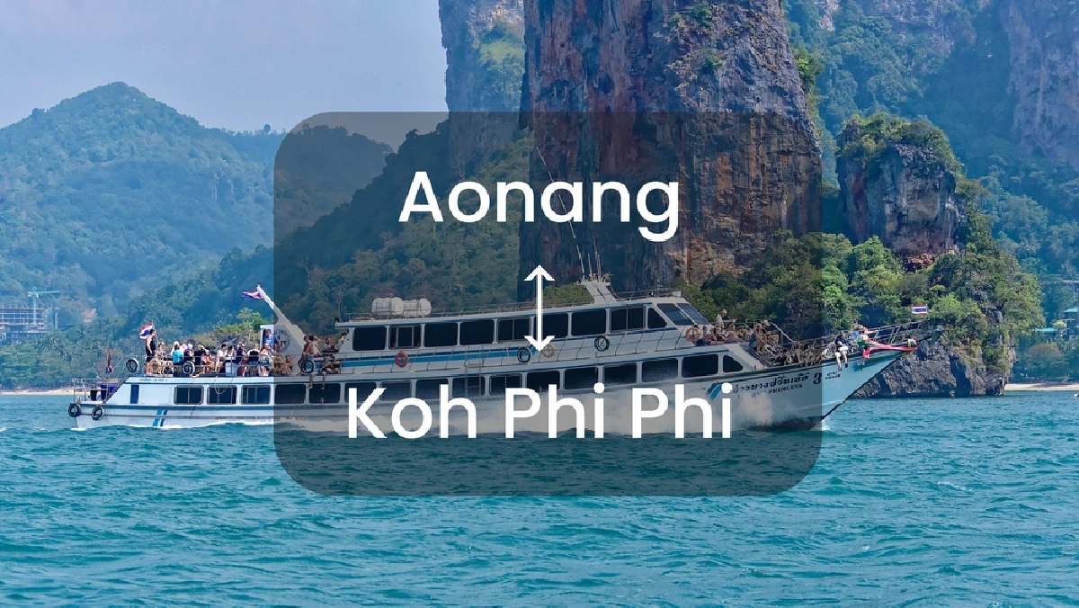 Ferry Ticket between Aonang (Krabi) and Koh PhiPhi by Aonang Princess