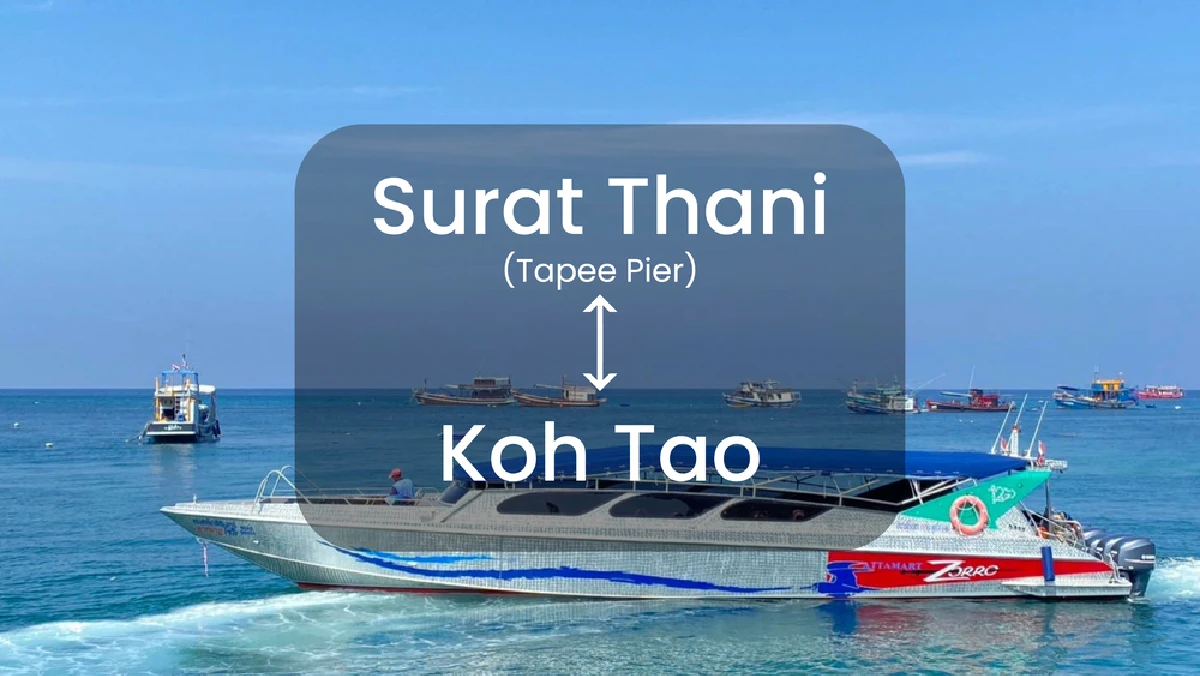 Speedboat Ticket Surat Thani (Tapee Pier) - Koh Tao by Lomlahkkhirin