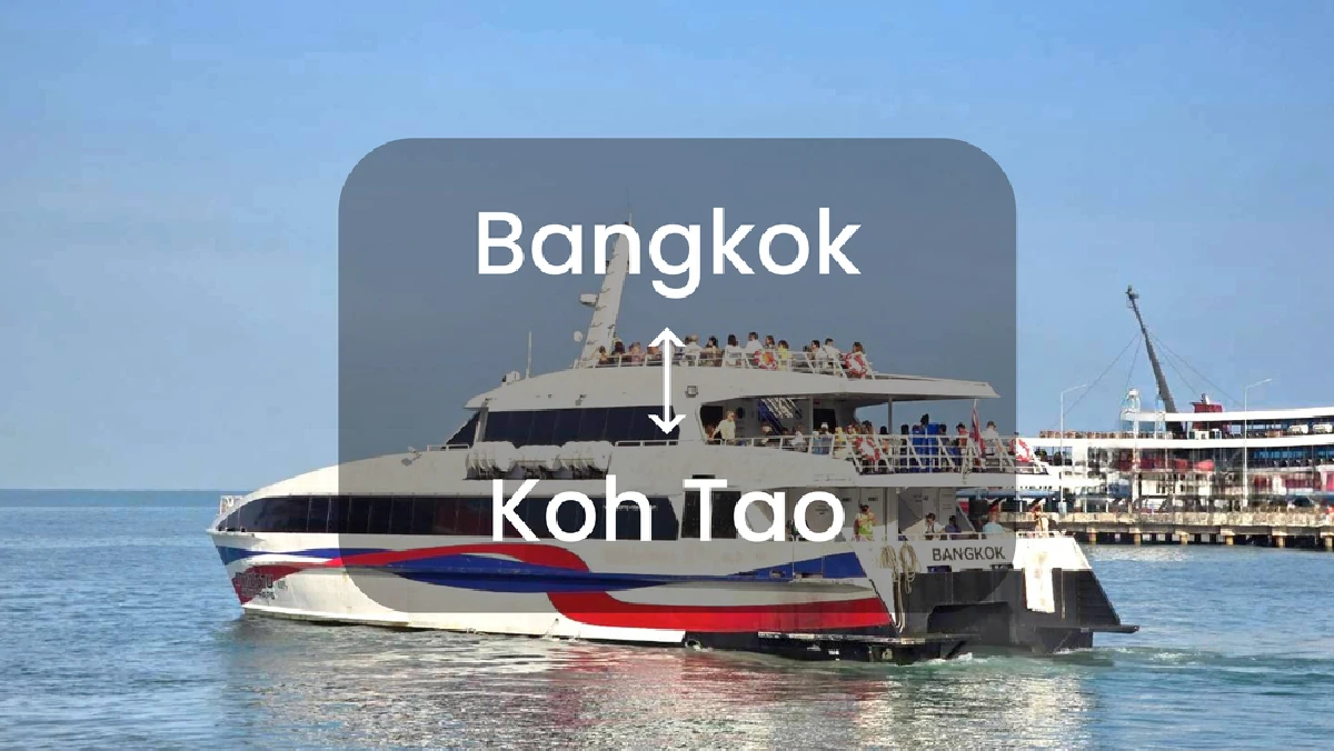 Bus and Ferry Ticket Bangkok-Koh Tao by Lomprayah